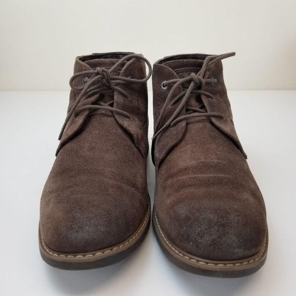 Rockport Mens Size 9.5M  Chukka Boots Shoes Brown main image 4